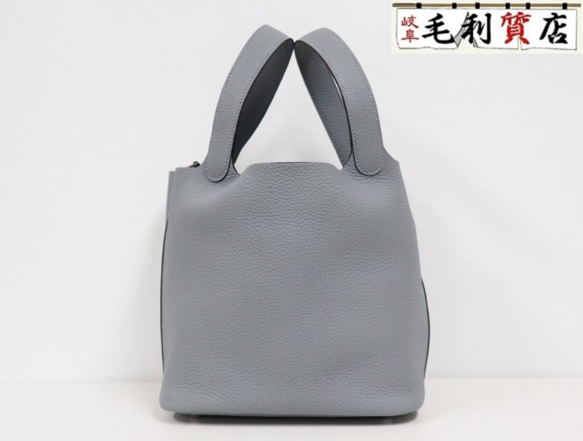 エルメス HERMES ピコタン ロック 22 MM グリパンタン トリヨンクレマンス シルバー金具 K刻印 2025年製 ハンドバッグ 未使用 バッグ