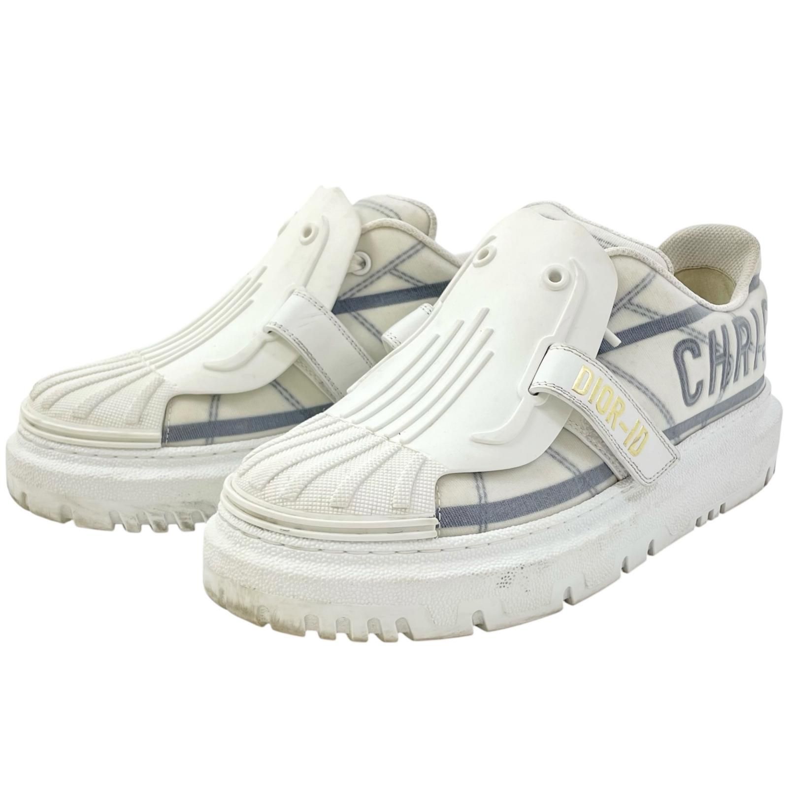 【中古】Christian Dior | クリスチャンディオール Dior-ID スニーカー テクニカルファブリック KCK309TNT ホワイト 24.5cm【尾張小牧店】