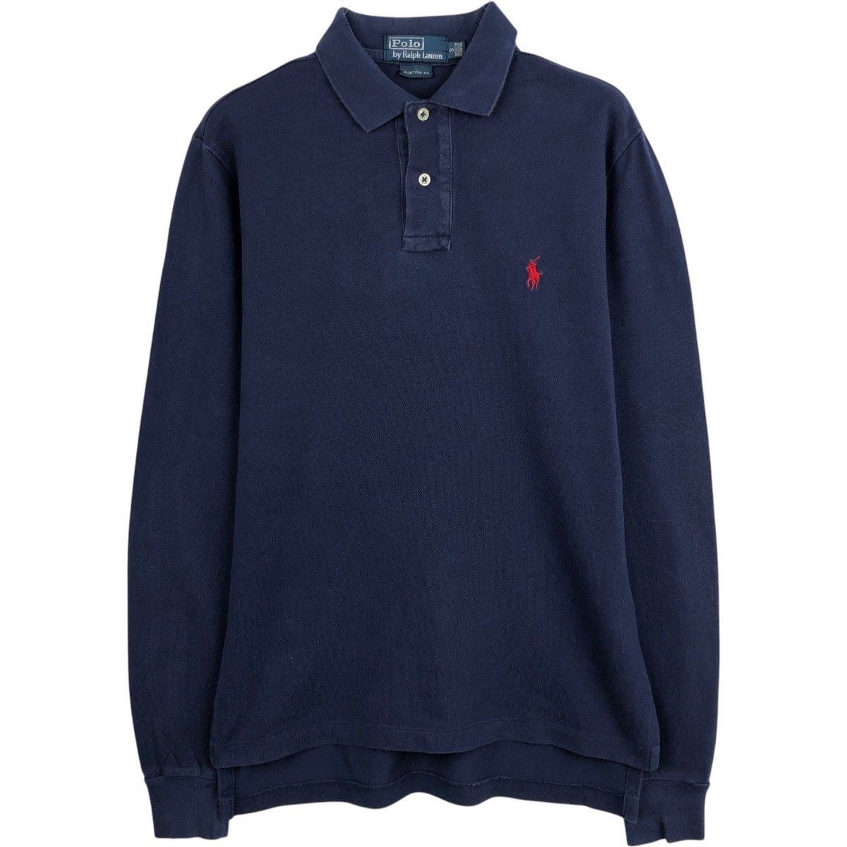 古着 ラルフローレン Ralph Lauren POLO by Ralph Lauren CUSTOM FIT 長袖 ポロシャツ メンズS相当/eaa662526