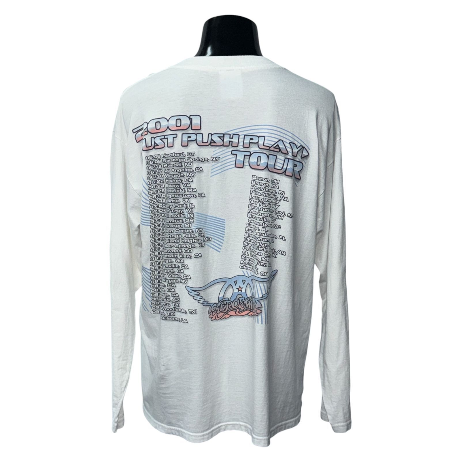AEROSMITH】エアロスミス 00s JUST PUSH PLAY TOUR 2001 空山基 ロンT