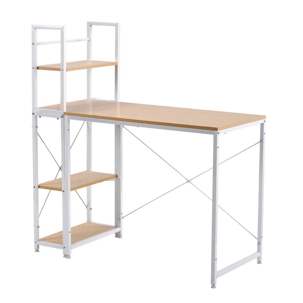 WF301556LAAset 【人気1位商品】【ナチュラル】パソコンデスク ラック付き デスク ワークデスク 木製 学習デスク 11,506円