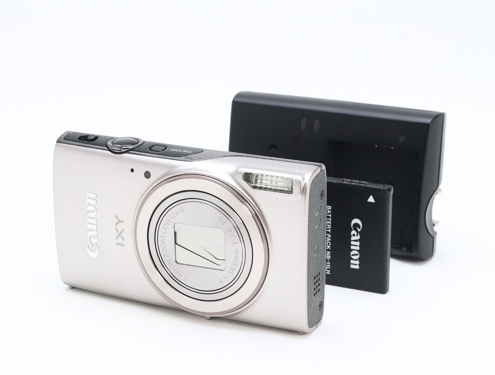 AB+ (良品) Canon キヤノン IXY 650 シルバー 初期不良返品対応 77-233