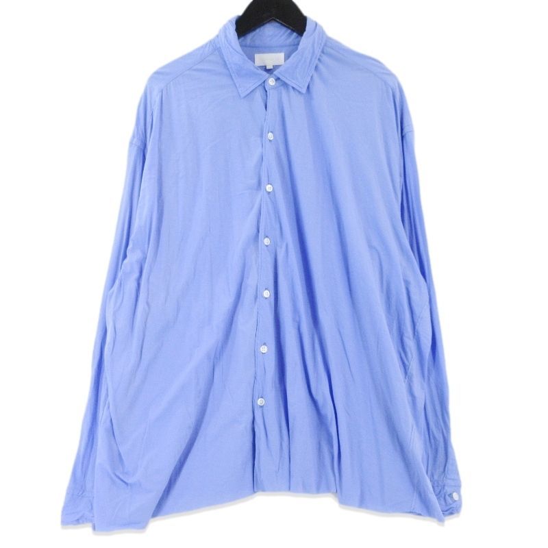 KANEMASA PHIL. カネマサフィル 46G Artisan L/S Shirt KM25A-020 アルチザン長袖シャツ 塩縮加工 コットン Zenith Purple M 99001492