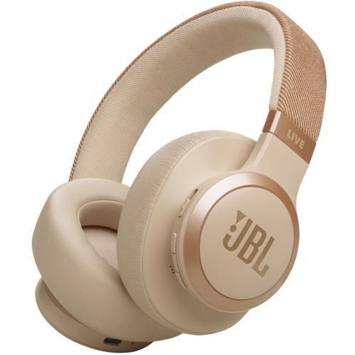 【新品】JBL　LIVE770NCSAT　ワイヤレスハイブリットノイズキャンセリングオーバーイヤーヘッドホン　サンドストーン