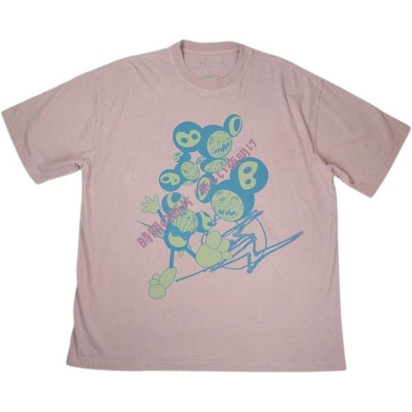 Size【XXL】 Travis Scott トラヴィス・スコット ×TAKASHI MURAKAMI ×FRAGMENT THE DOWN TEE 07 Tシャツ ピンク 【中古品-良い】 20829790 13,505円