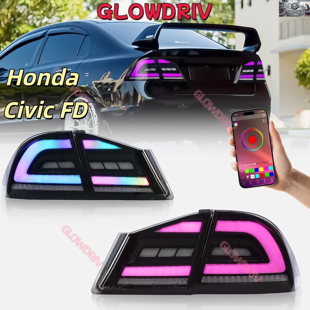 LED TAILLAMP HONDA CIVIC FD2 2006-2011 REAR LIGHT ASSEMBLY DAYTIME RUNNING FOG LAMP BELAKANG