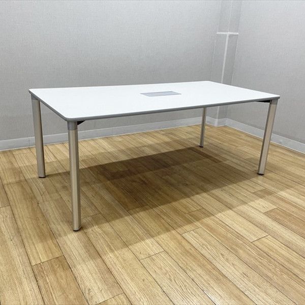 ミーティングテーブル 完成品 W1800 D900 作業机 ホワイト