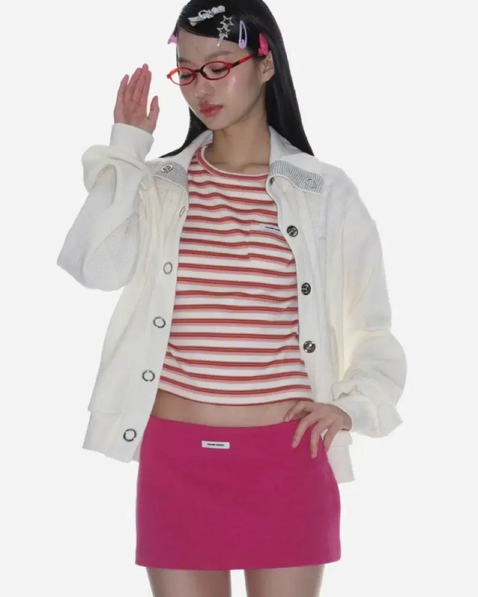 新品) CRNK(クランク) ピケ マイクロ スカート プラム（PLUM） / M