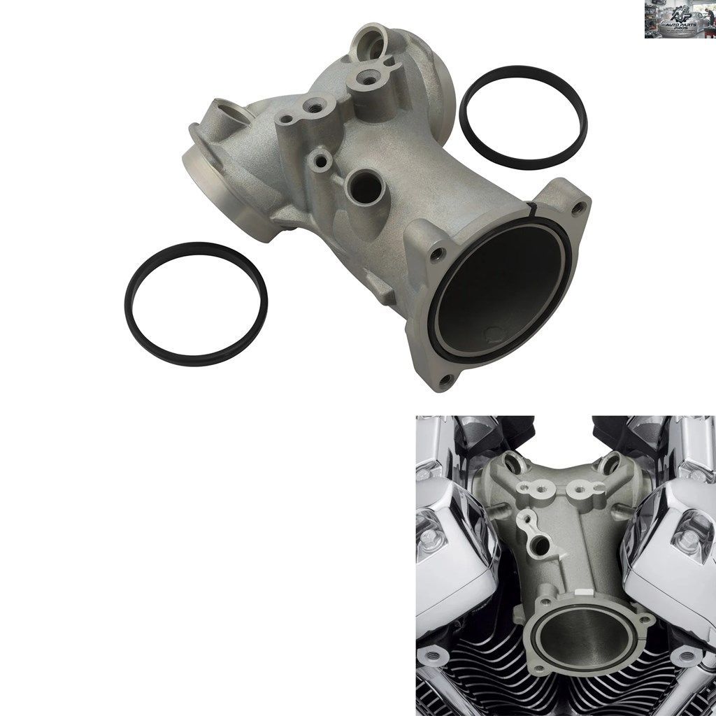 55MM M8 ENGINE INTAKE MANIFOLD HARLEY TOURING STREET ELECTRA GLIDE ROAD KING 2017-UP 2023 MOTORCYCLE
