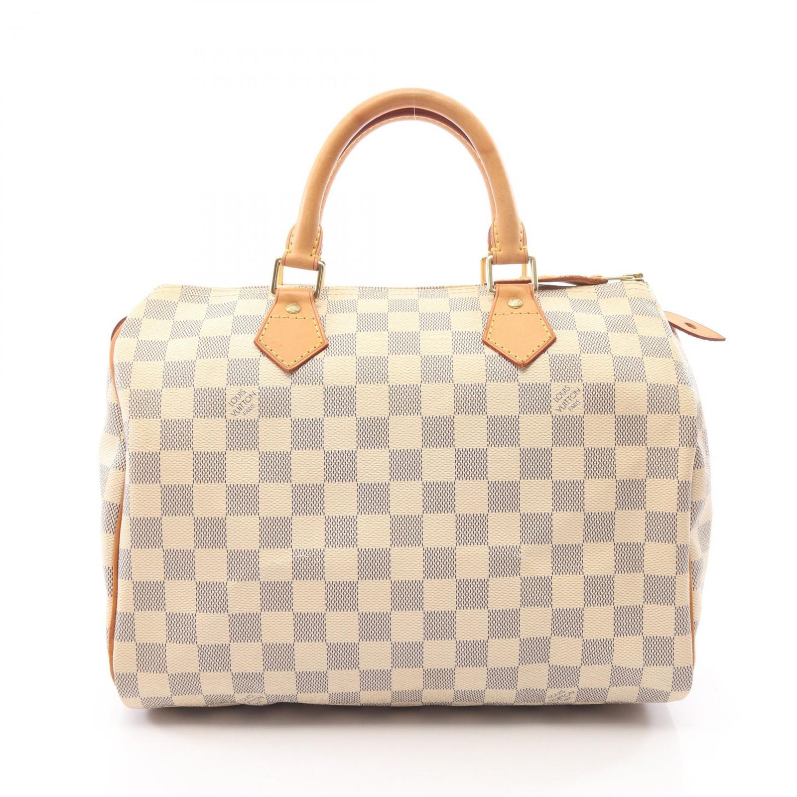 ルイ・ヴィトン LOUIS VUITTON ハンドバッグ スピーディ30 ダミエアズール N41533 PVCコーティングキャンバス レザー スピーディ30 レディース Used B