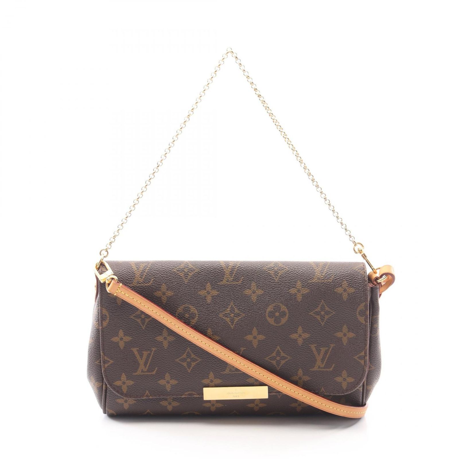 ルイ・ヴィトン LOUIS VUITTON ハンドバッグ フェイボリットMM モノグラム 2WAY M40718 PVCコーティングキャンバス レザー フェイボリットMM レディース Used B