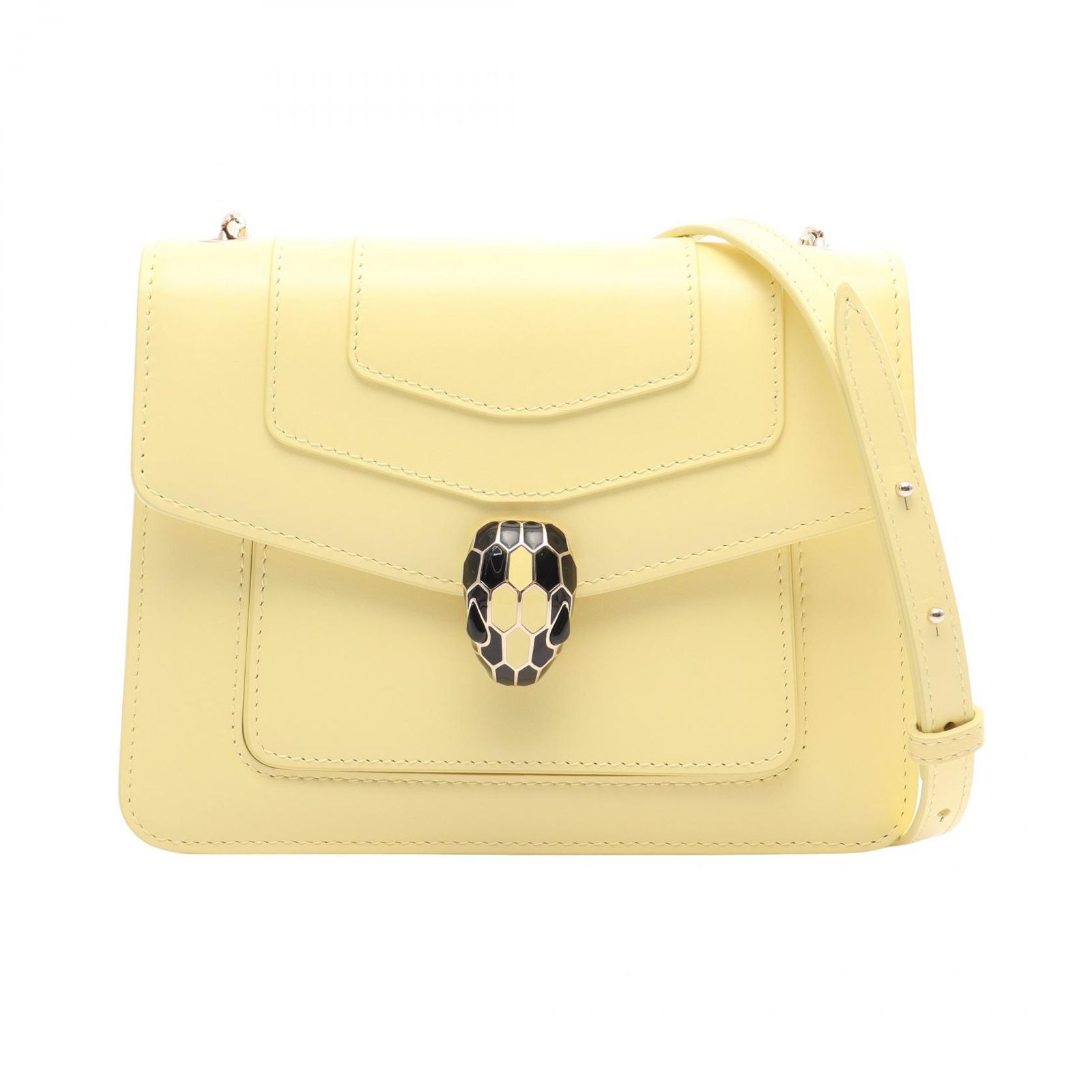 ブルガリ BVLGARI ショルダーバッグ セルペンティ フォーエバー イエロー レザー セルペンティ フォーエバー ショルダーバッグ レディース Used A