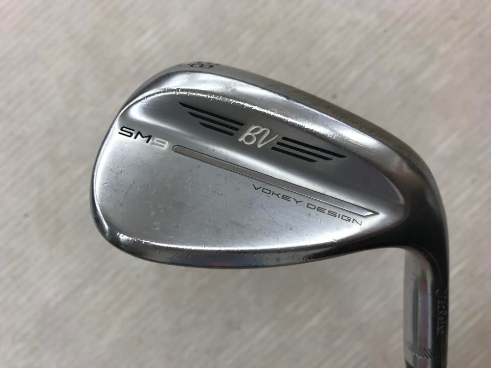 タイトリスト　VOKEY SM9 ツアークローム　58度　ダイナミックゴールド　WEDGEフレックス　ウェッジ　中古【最短即日発送】