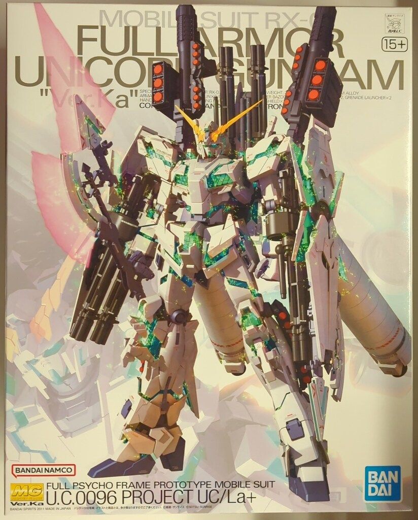 BANDAI SPIRITS MG 1/100 バンダイナムコ版 フルアーマーユニコーンガンダム（Ver.Ka）/15+表記 6,756円