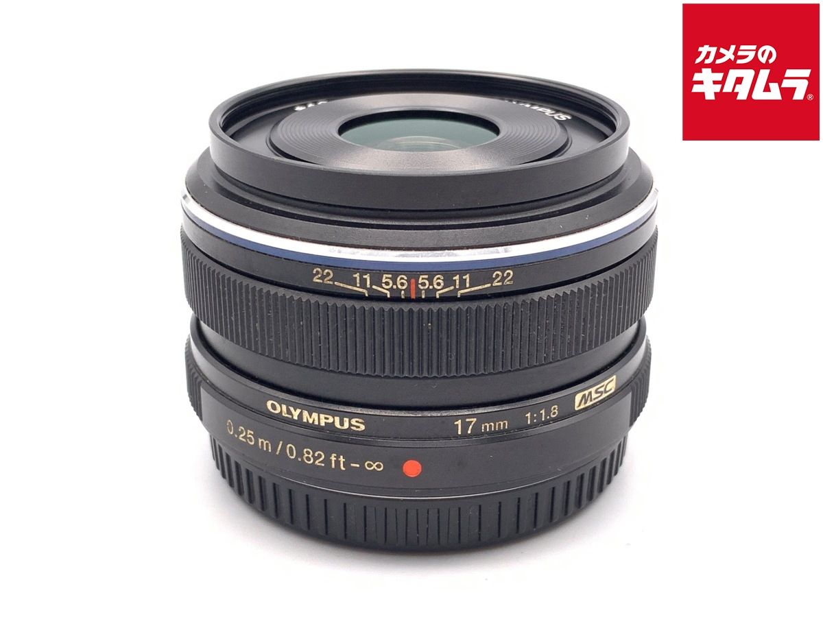 【中古】 【並品】 オリンパス M.ZUIKO DIGITAL 17mm F1.8 ブラック