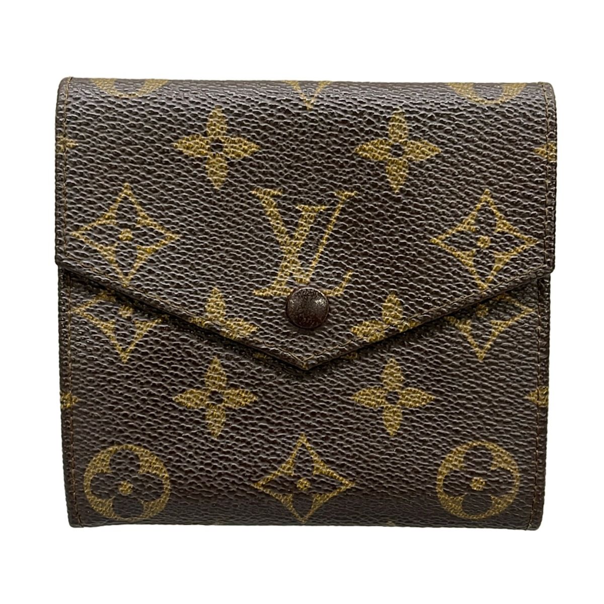 LOUIS VUITTON(ルイヴィトン) Wホック財布 モノグラム ポルトモネビエ(旧型) 190 -
