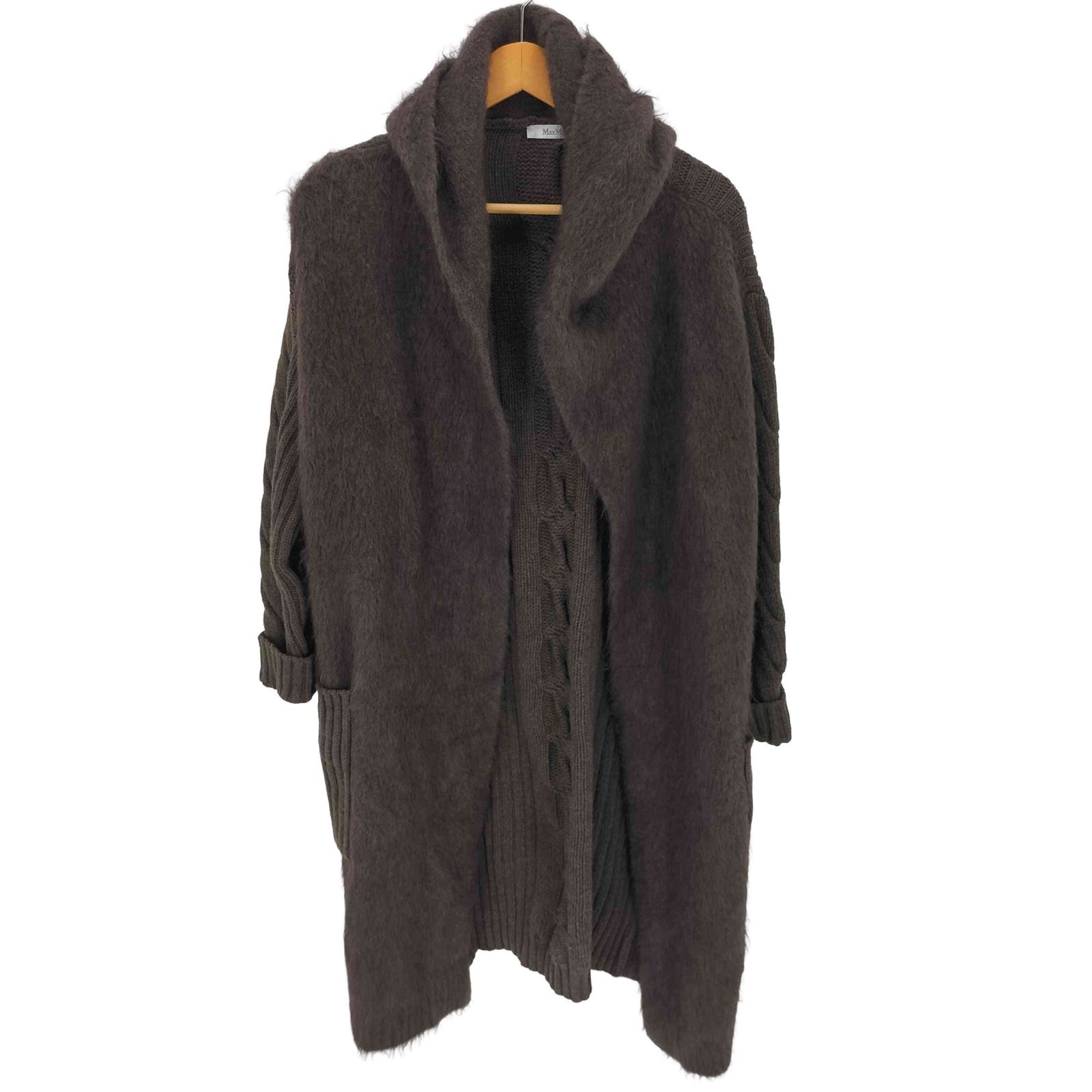 マックスマーラ MAX MARA フード付き ロングニット カーディガン コート レディース 表記無 8,183円
