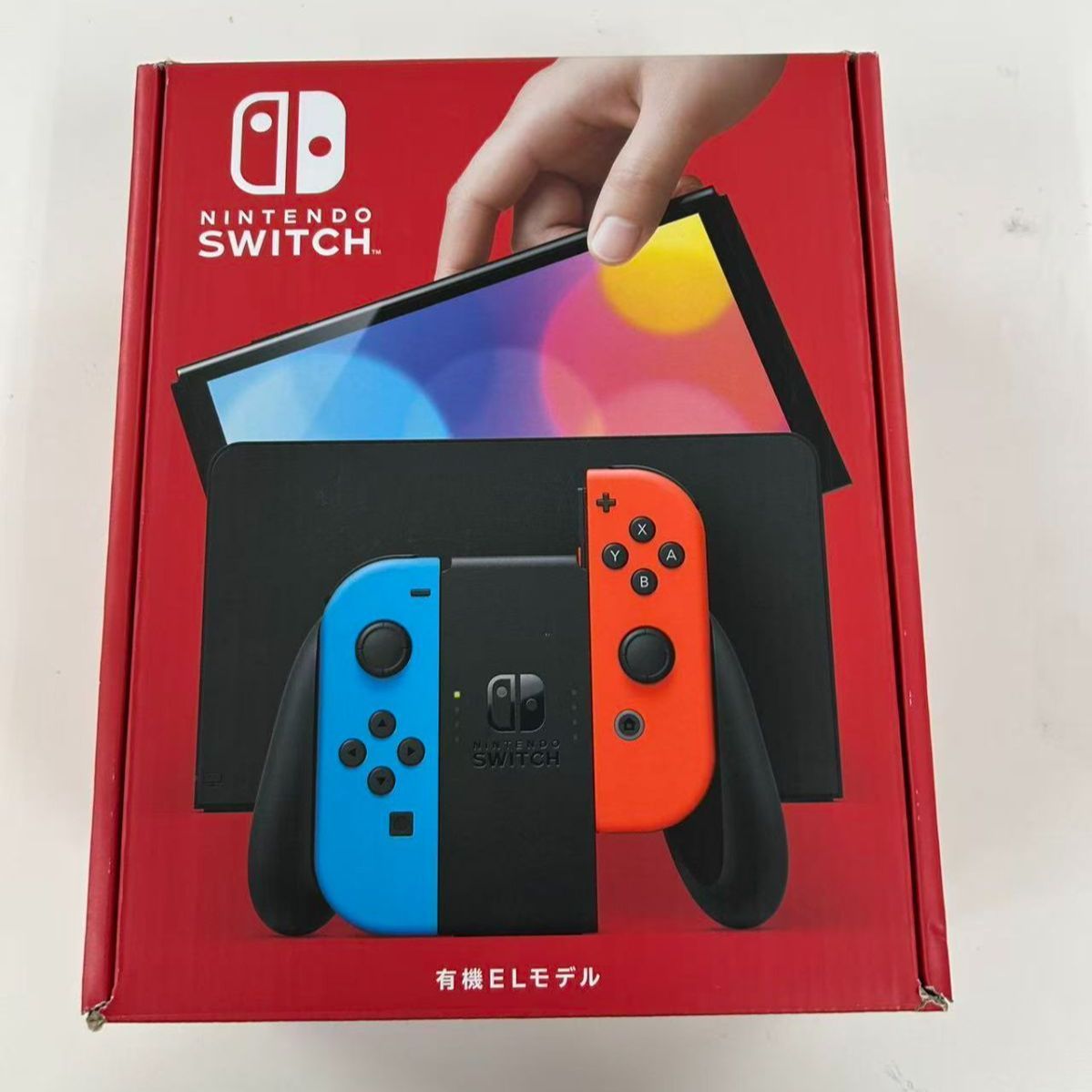 ほぼ新品 Nintendo Switch (有機ELモデル) ネオンブルー・ネオンレッド