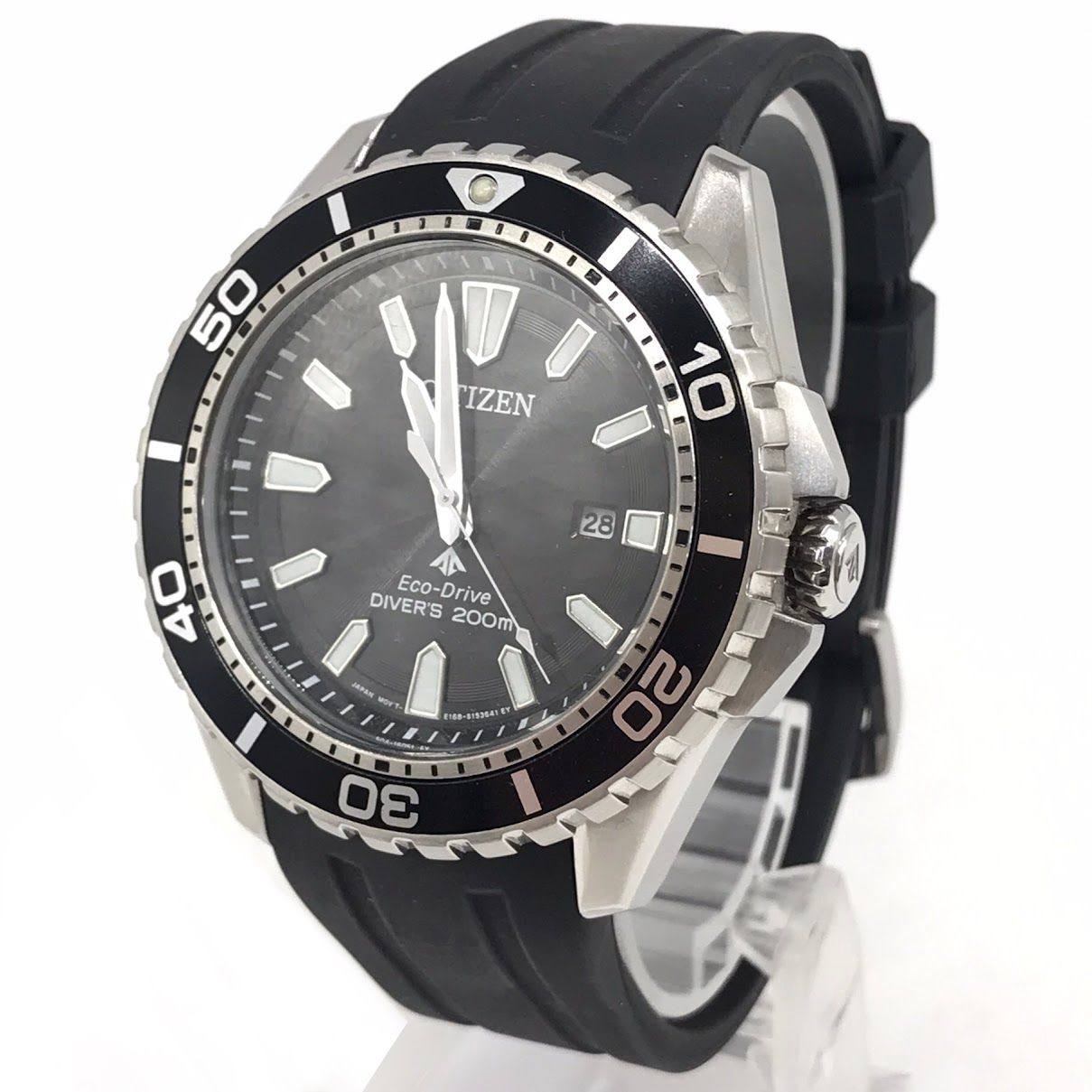 【倉吉店】 中古 CITIZEN | シチズン 腕時計 プロマスター エコドライブ アナログソーラー E168-S111501 ブラック 【131】