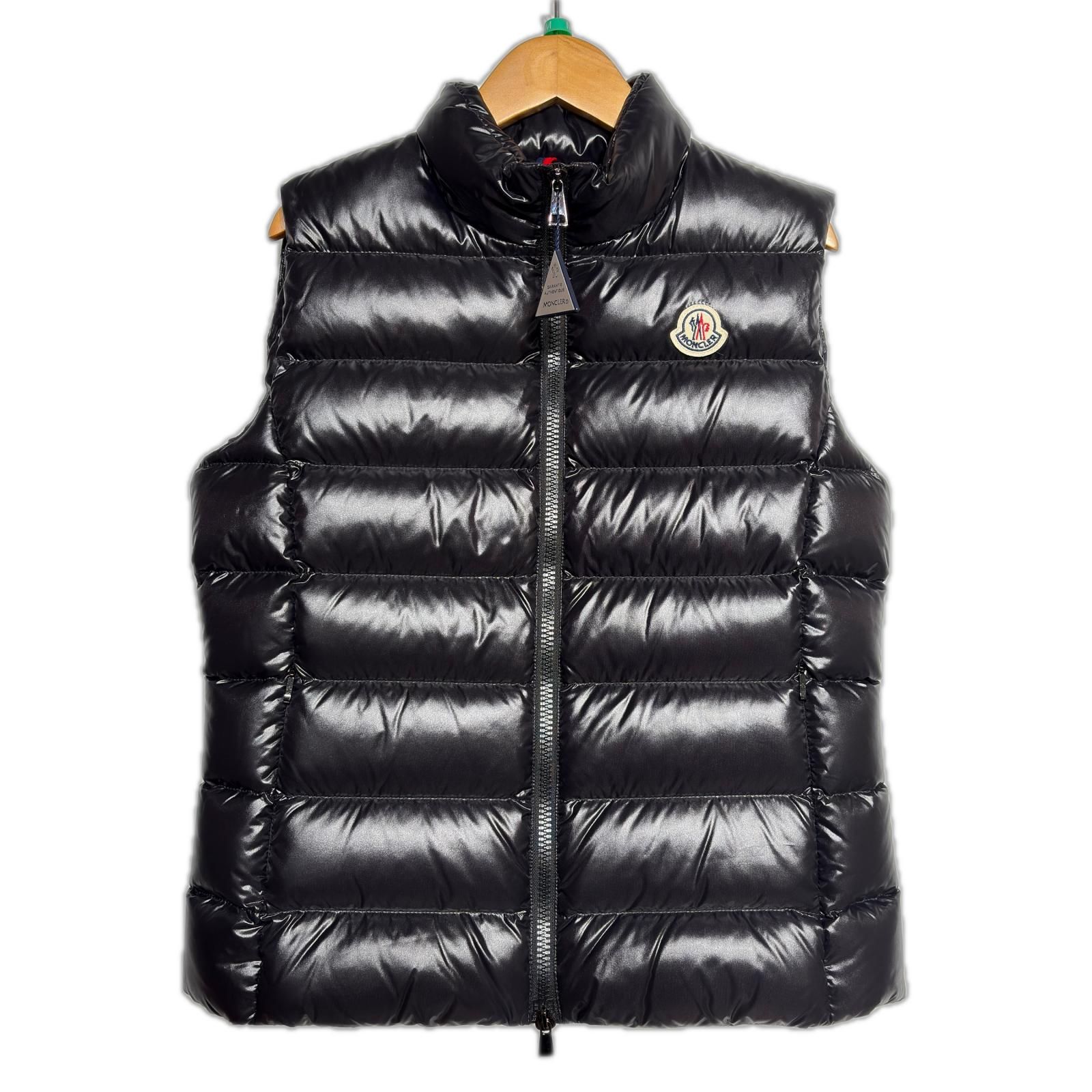 MONCLER モンクレール GHANYダウンベスト ダウンベスト ナイロン ブラック レディース2【中古】【200】