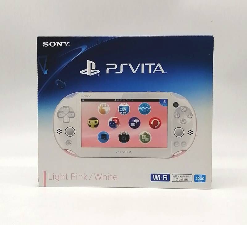 美品！SONY PS Vita 本体 PCH-2000 ライトピンク×ホワイト