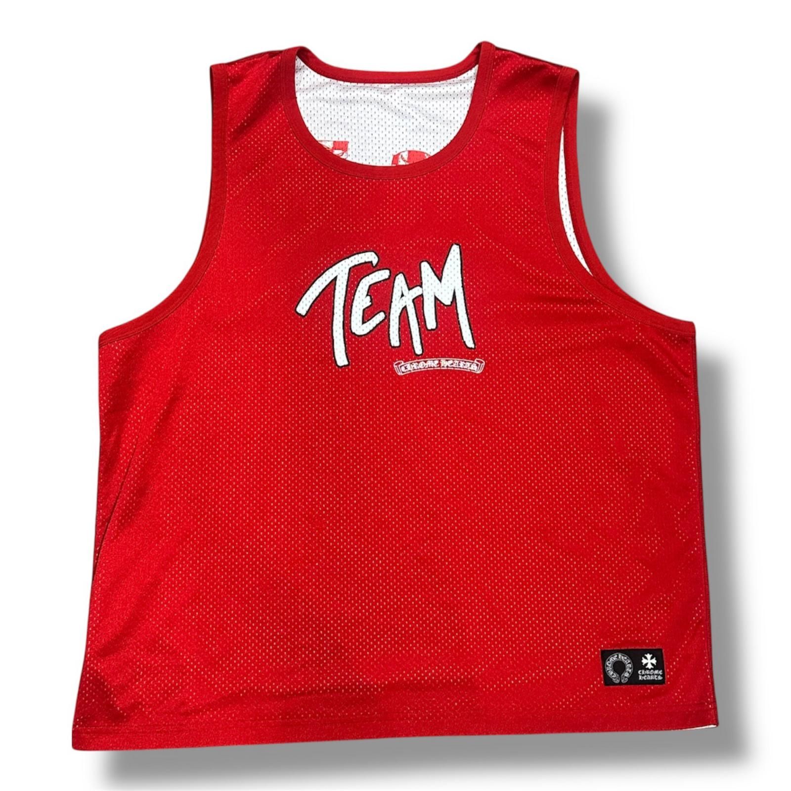 CHROME HEARTS マッティボーイ PPO FORM TEAM MESH WARM UP JERSEY ジャージトップ タンクトップ クロムハーツ レッド XL （20748M）