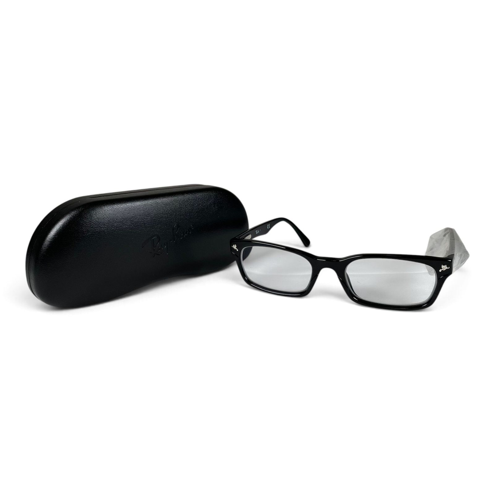 Ray Ban レイバン メガネ アイウェア レクタングルフレーム ポリッシュブラック KJモデル 度あり RB5017A