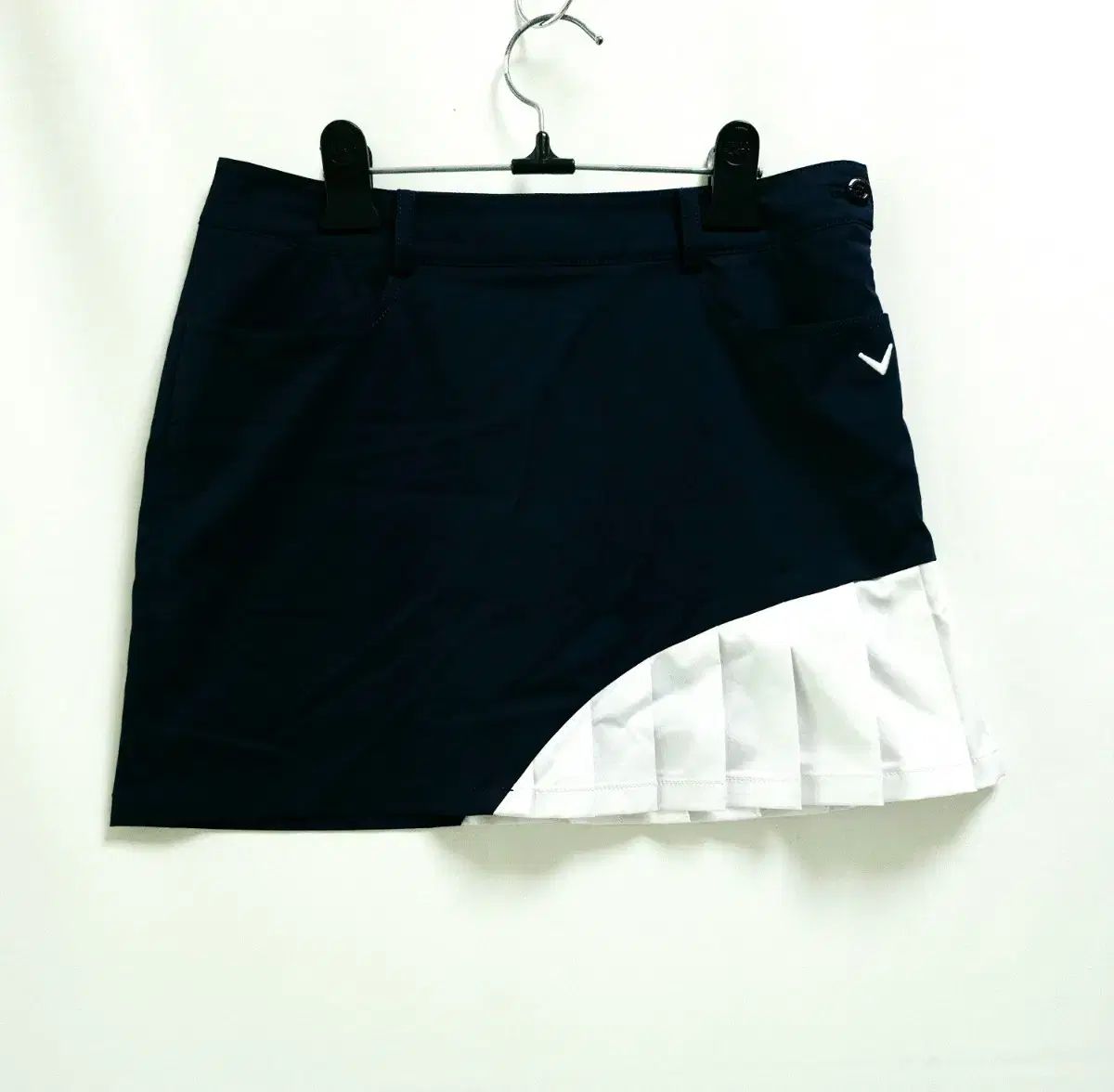 Callaway 캘리웨이 正規品 ゴルフウェア ストレッチスカート アシンメトリー プリーツ キュロット ほぼ新品