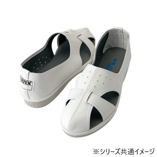 体内の静電気を靴底から放電する仕様 アイトス 59706 静電サンダル(男女兼用) ホワイト 22.5cm 静電機能付き・高密度ウレタン底・EEE 7,894円