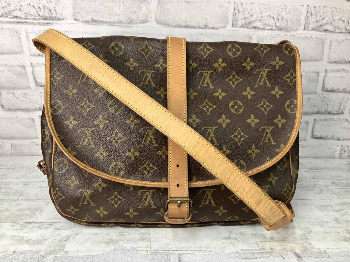 LOUIS VUITTON／モノグラム ソミュール35／M42254 バッグ