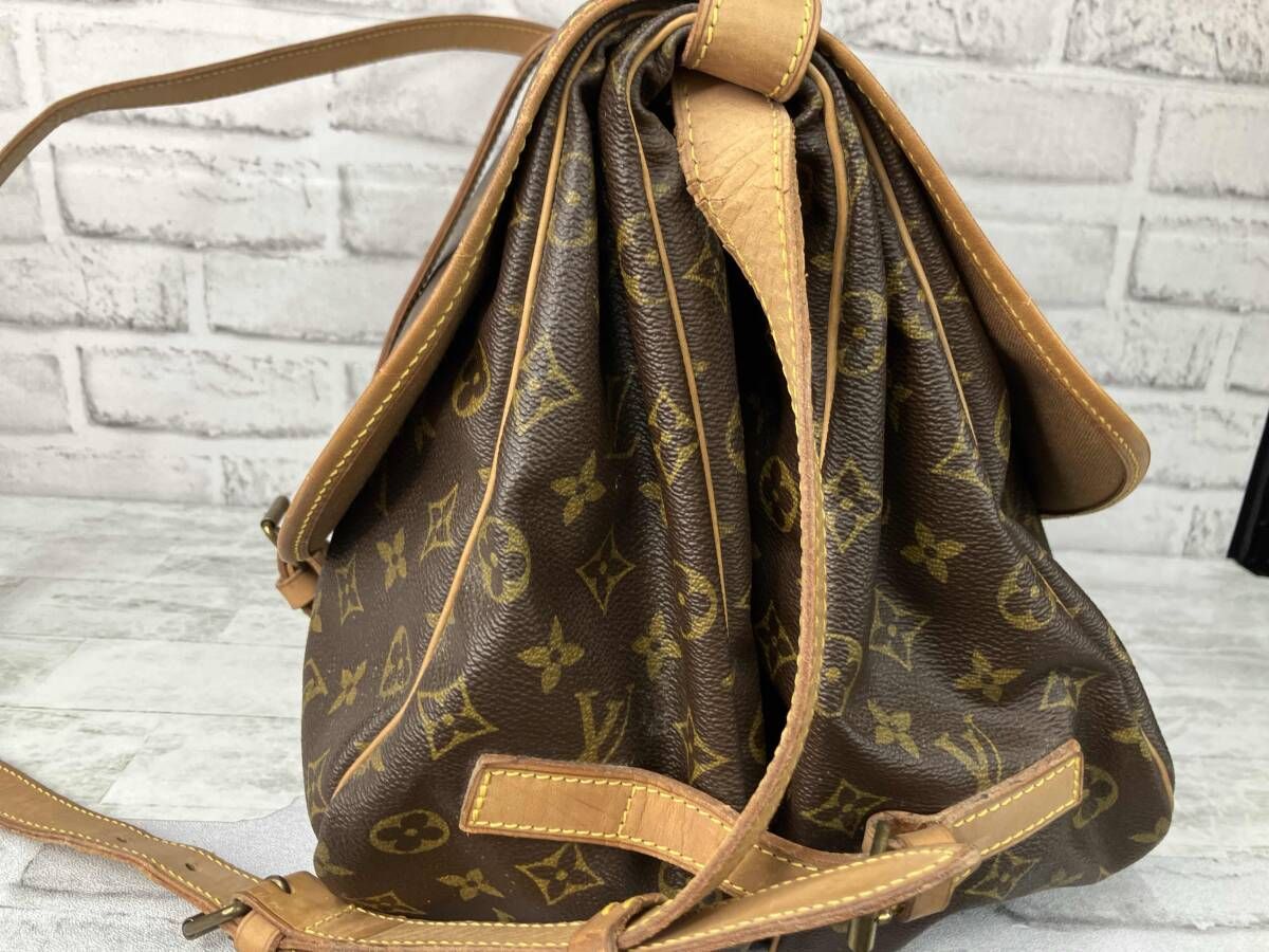 LOUIS VUITTON／モノグラム ソミュール35／M42254 バッグ