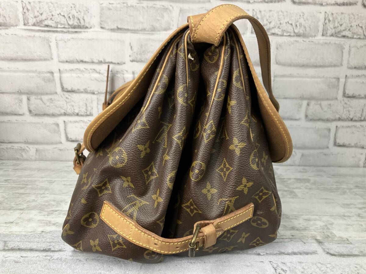 LOUIS VUITTON／モノグラム ソミュール35／M42254 バッグ