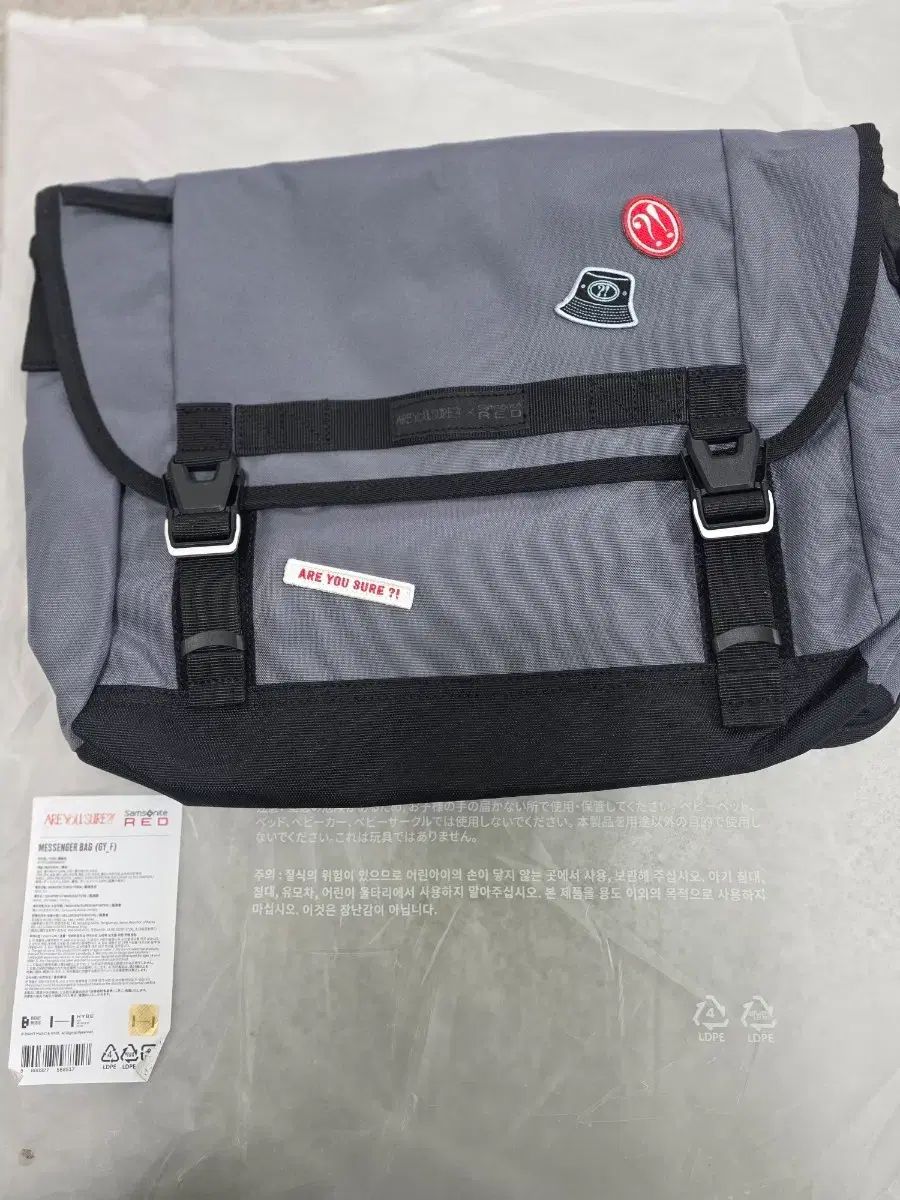 BTS（防弾少年団・バンタン）ジョングク(JUNGKOOK・JK・グク)とSamsonite サムソナイト レッドが協業したメッセンジャー バッグ