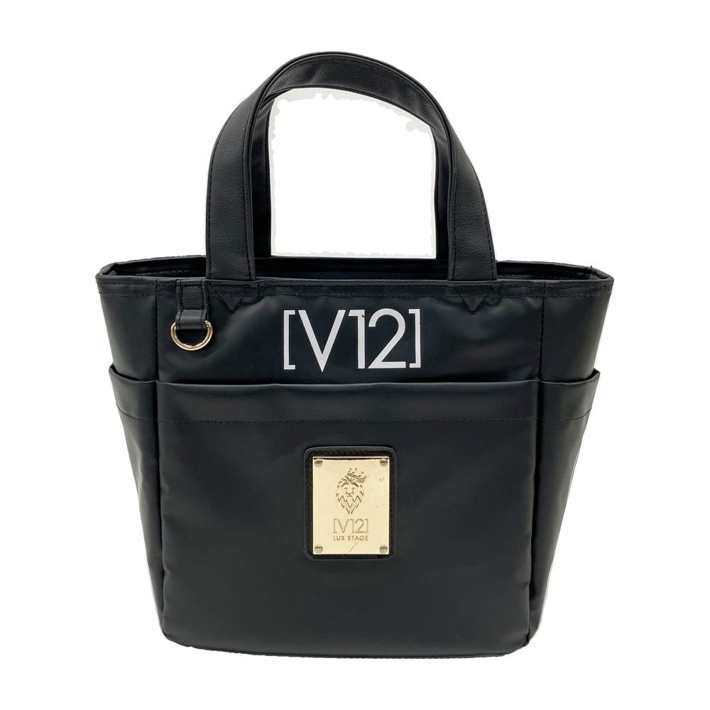 V12 ヴィトゥエルヴ カートバッグ ロゴ ブラック系 [240101750580] ゴルフウェア ストスト 6,930円