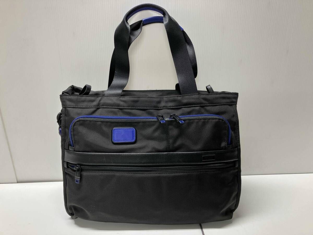 TUMI トゥミ × ANA コラボ ブリーフケース ALPHA 2 トートバッグ ブラック×ブルー 27,996円