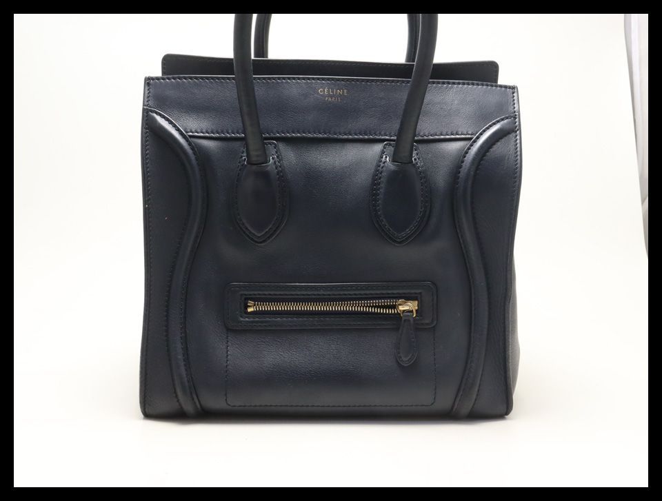 ■セリーヌ　ラゲージ　ミニショッパー　レザー　ハンドバッグ　CELINE■0723ol595228