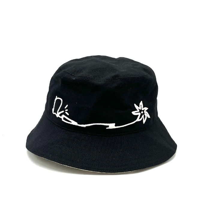 【中古】良品 ChristianDior クリスチャン ディオール カクタスジャック キャンバス バケット ハット fY0282N