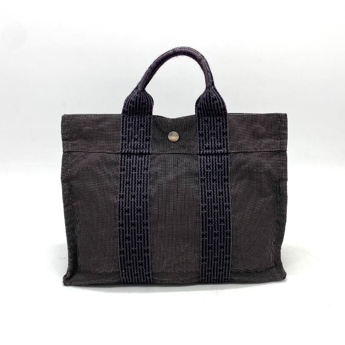 【中古】良品 HERMES エルメス フールトゥ キャンバス ハンド バッグ fY0310A
