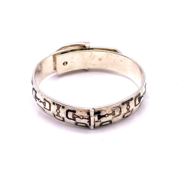 【中古】GUCCI グッチ シルバー ブレスレット fY12371A