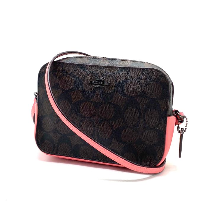 【中古】良品 COACH コーチ ジェイミー シグネチャー レザー ショルダー バッグ fH0568A