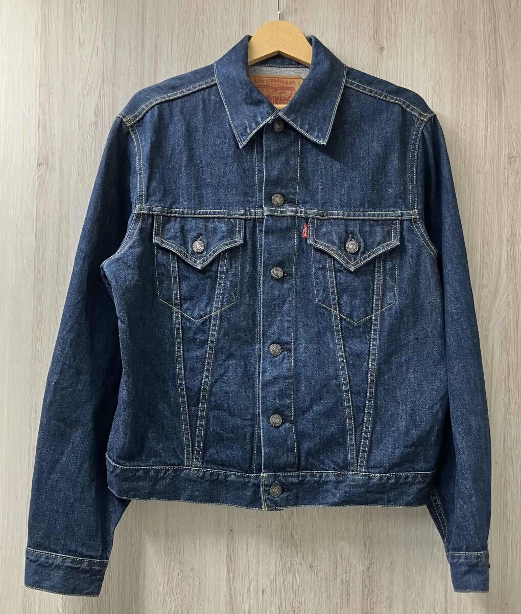 Levi's 71557 - 0214 リーバイス Gジャン 3rd BIG E サイズ40 日本製 デニムジャケット 93年製 メンズ レディース