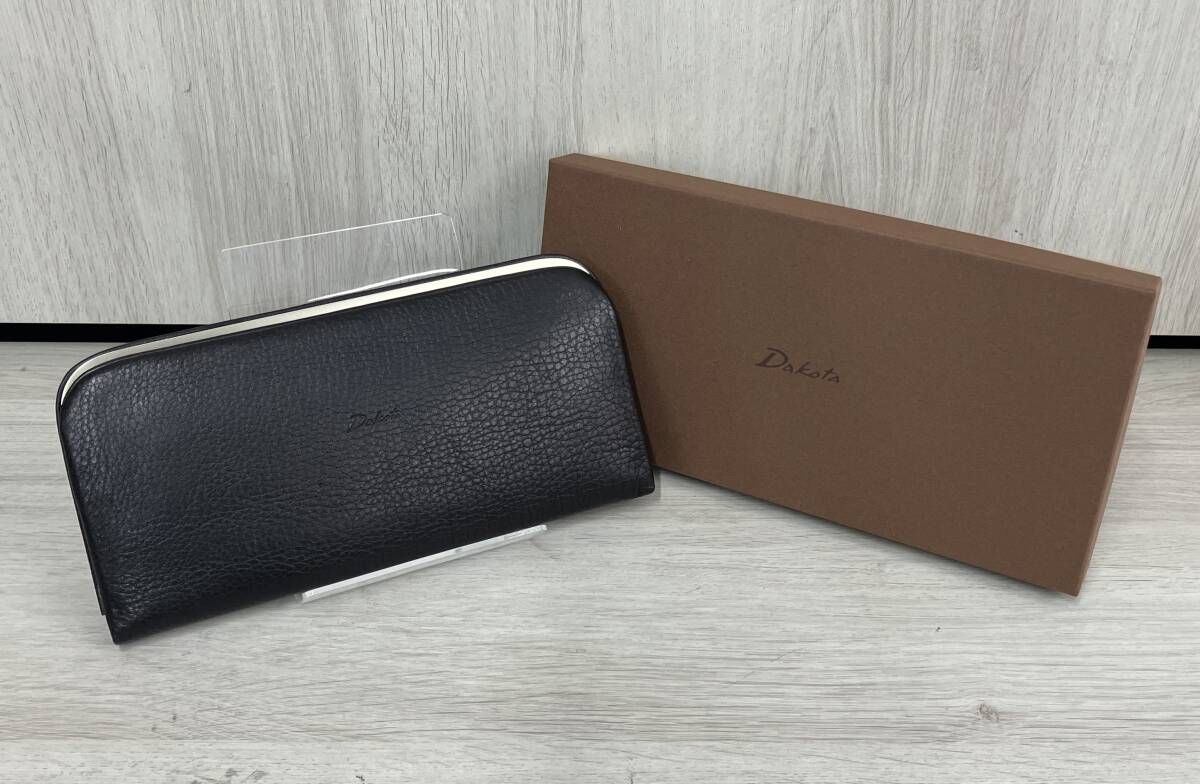Dakota ダコタ グラツィア がま口 財布 長財布 ブラック メンズ
