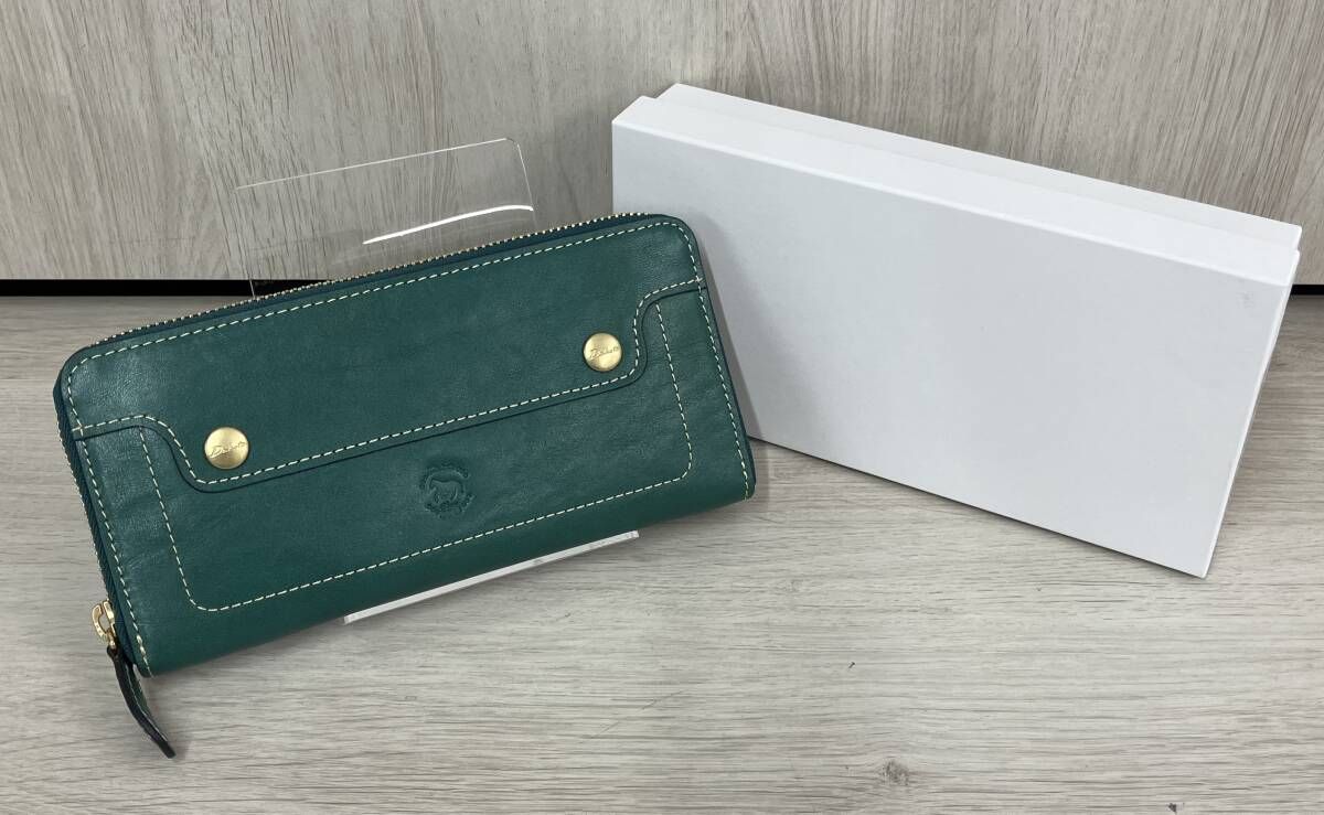 Dakota ダコタ ヴィタミーナ 長財布 ロング ウォレット レザー レディース グリーン 箱有り 小銭入れ 0031902 イタリア製