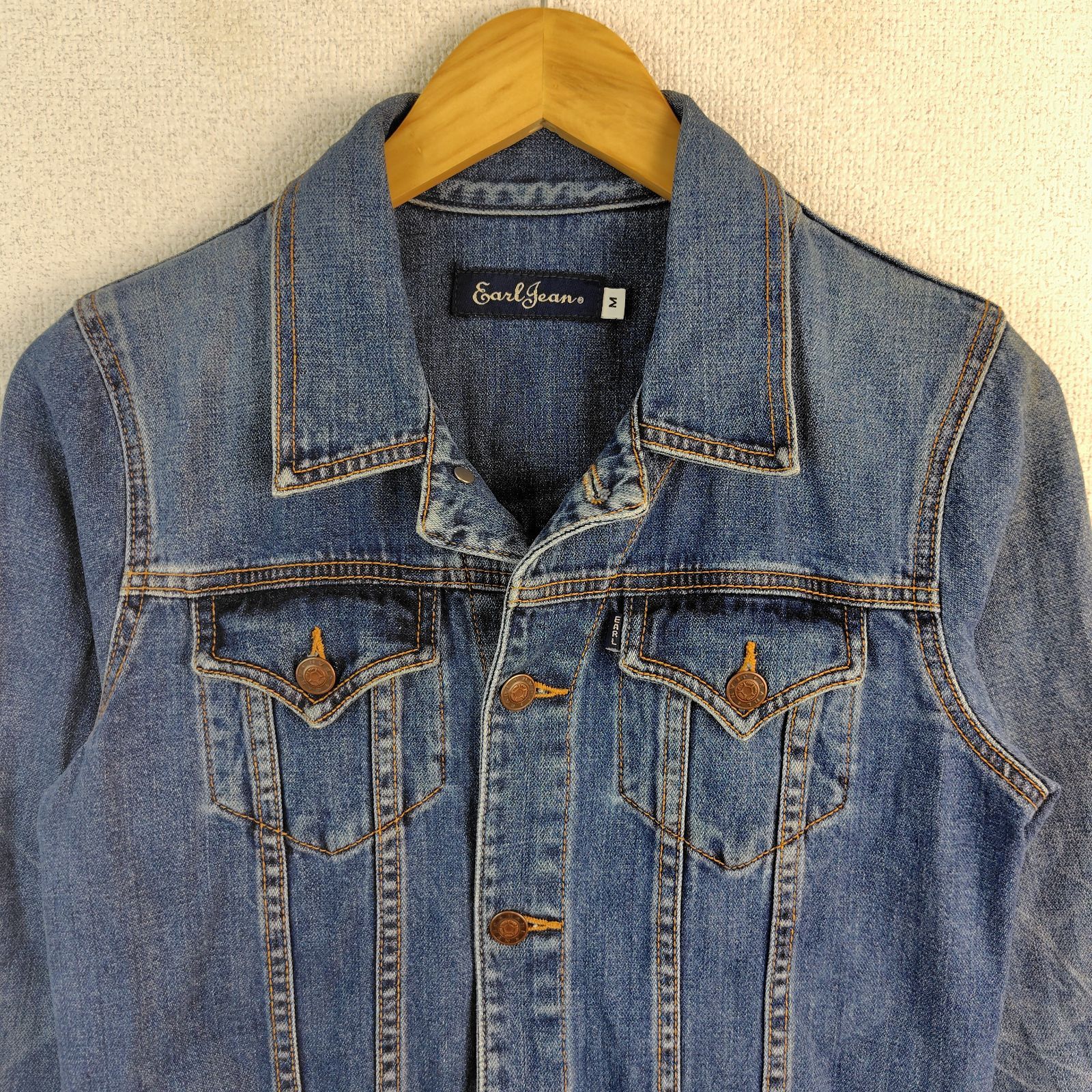 Earl Jean アールジーン デニムジャケット インディゴブルー M 