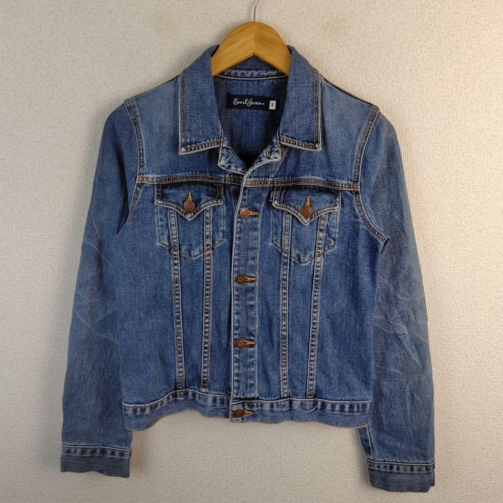 Earl Jean アールジーン デニムジャケット インディゴブルー M 
