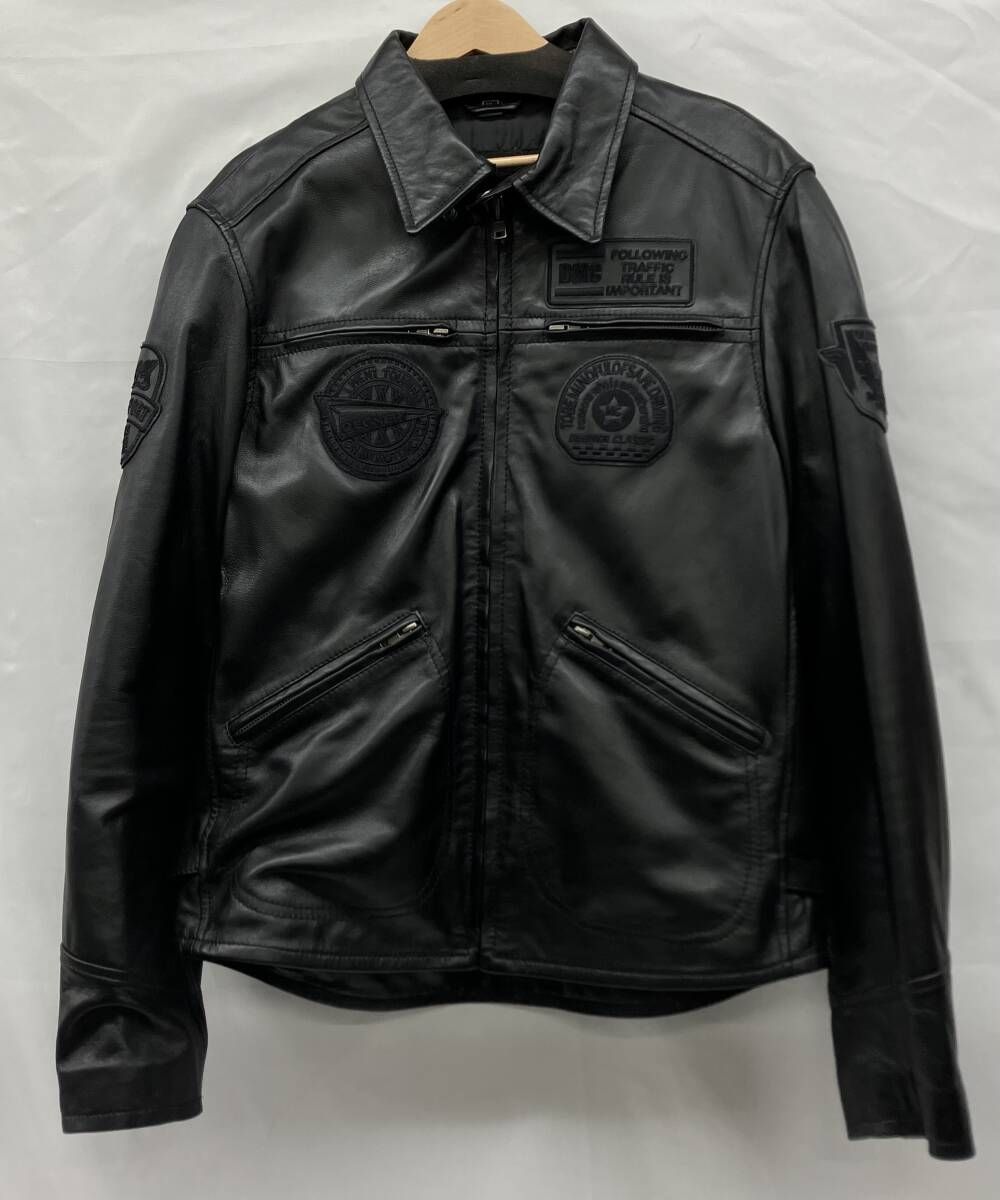DEGNER デグナー バイクジャケット シングルライダース ブラック 羊革