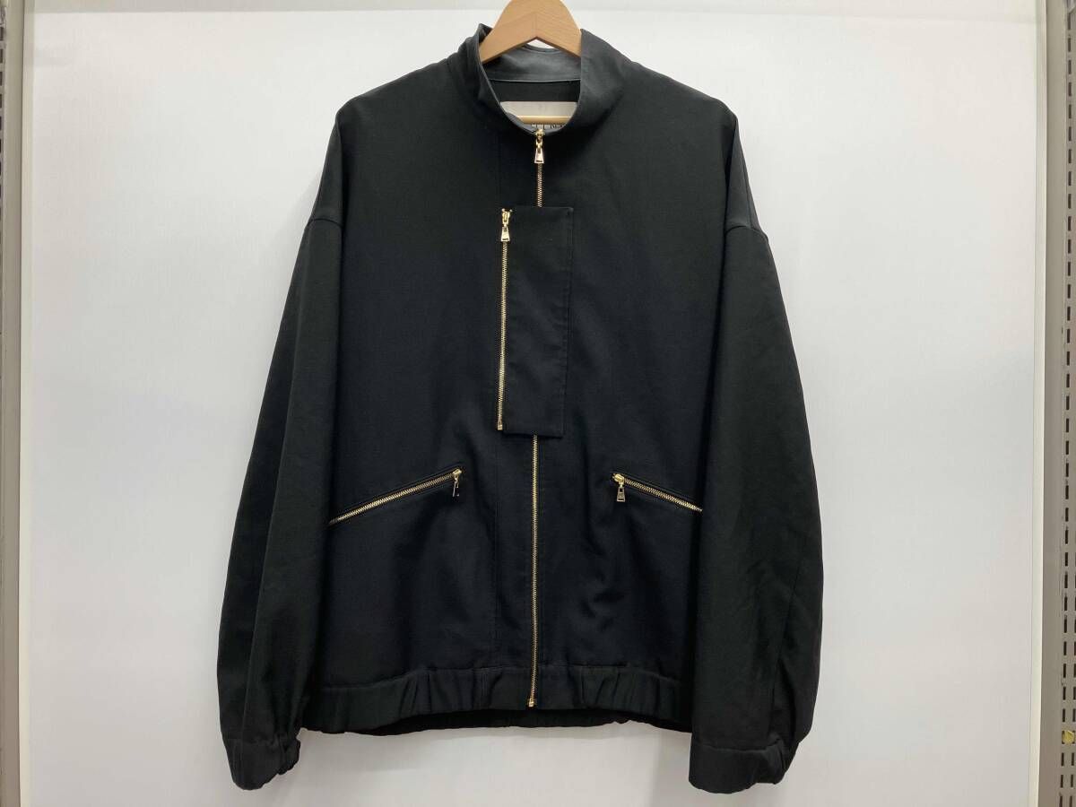 CULLNI クルニ Chambray Twill High Neck Blouson ハイネックブルゾン 23-SS-012 サイズ2 ブラック 黒 春秋 7,754円