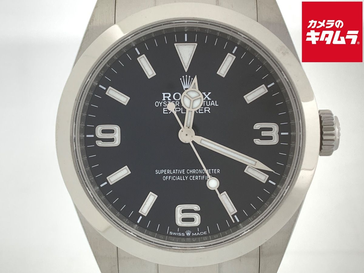 【中古】 【美品】 ロレックス(ROLEX) エクスプローラーI ブラック 224270 ステンレス 643,968円