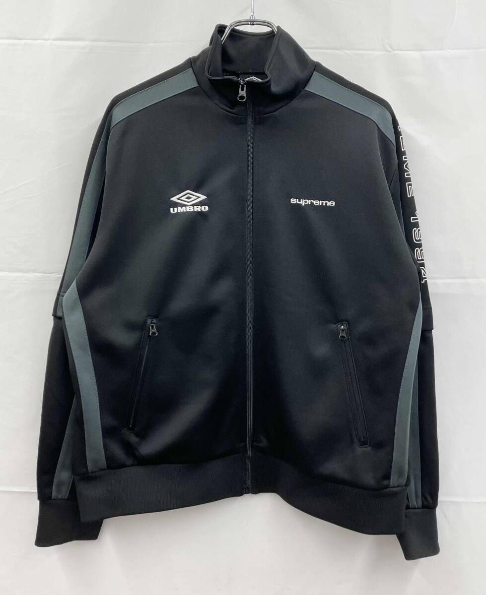 Supreme X Umbro シュプリーム×アンブロ トラックジャケット SNAP SLEEVE JACKET スナップスリーブジャケット 23SS M ブラック 通年