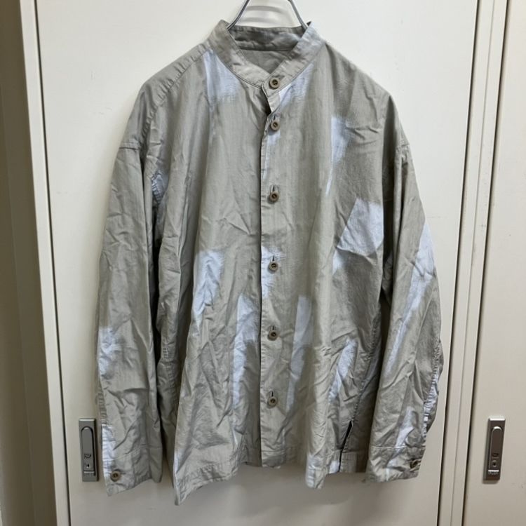 25aw IM MEN MAN’S 長袖シャツ HOGUSHI BEIGE LA53FJ110 サイズ:2 グレー系 アイムメン